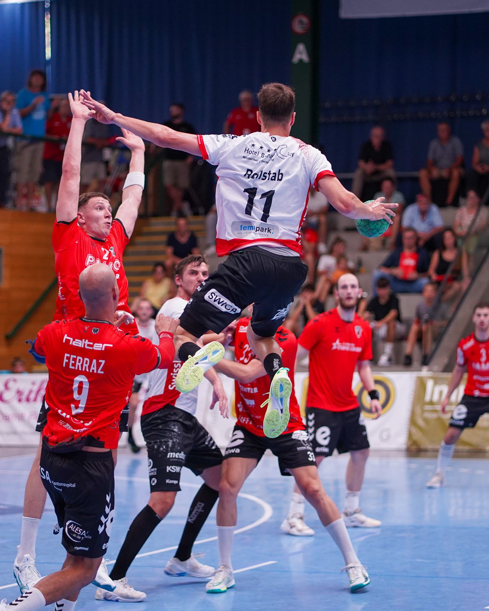 Tim Rellstab, Quickline Handball League, Suhr Aarau vs Pfadi Winterthur